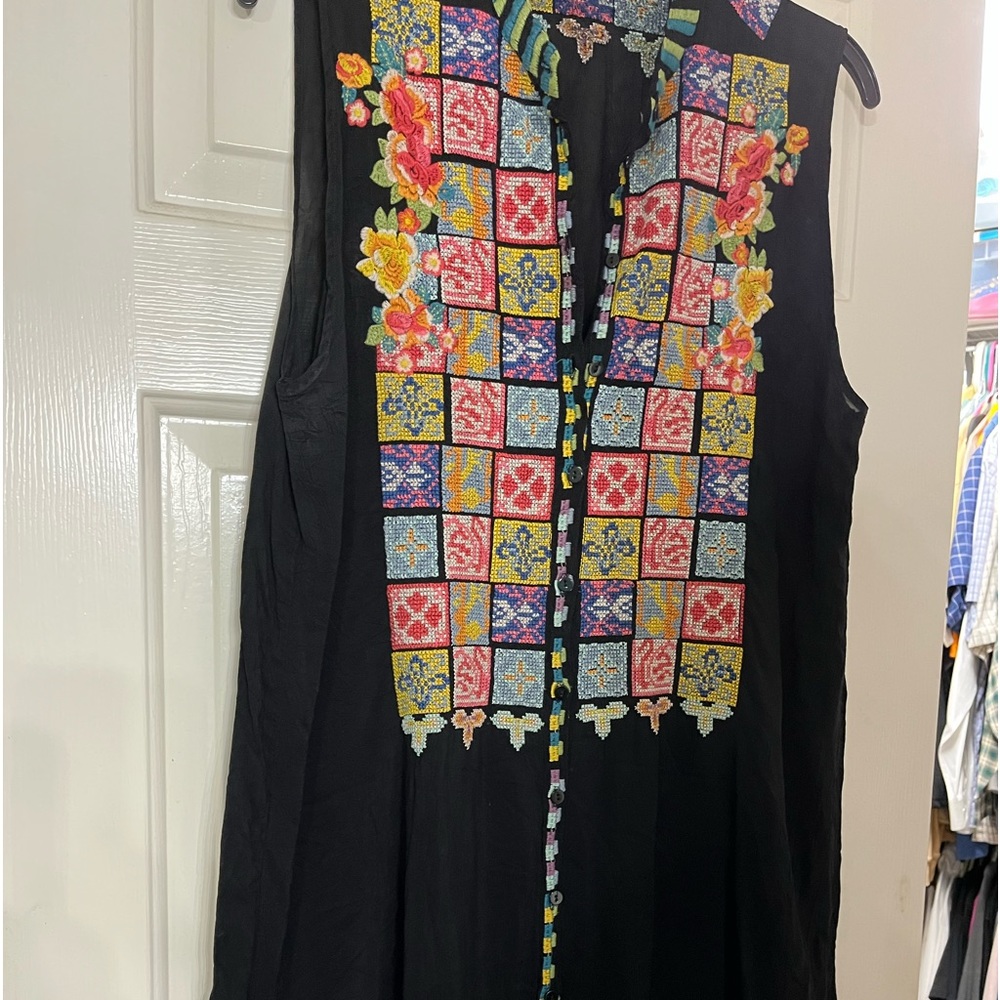 Johnny Was tunic and slip dress